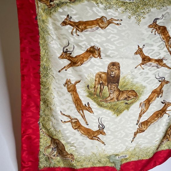 Hermès Kenya Scarf on Silk Jacquard - Picture 13 of 16